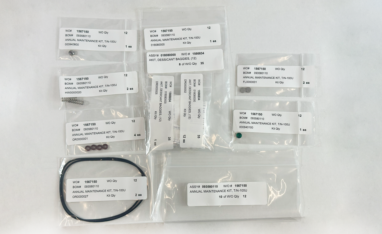 ANNUAL MAINTENANCE KIT, T/N-100U