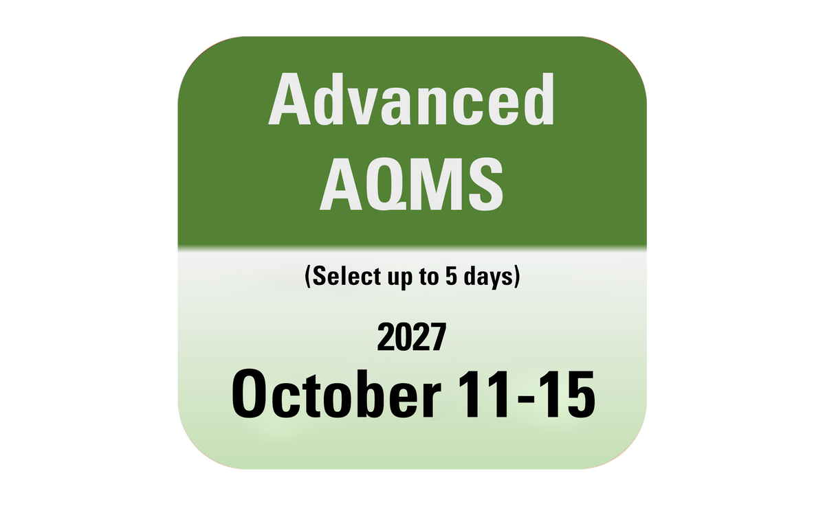 Advanced AQMS Instrument Training (Per Day)