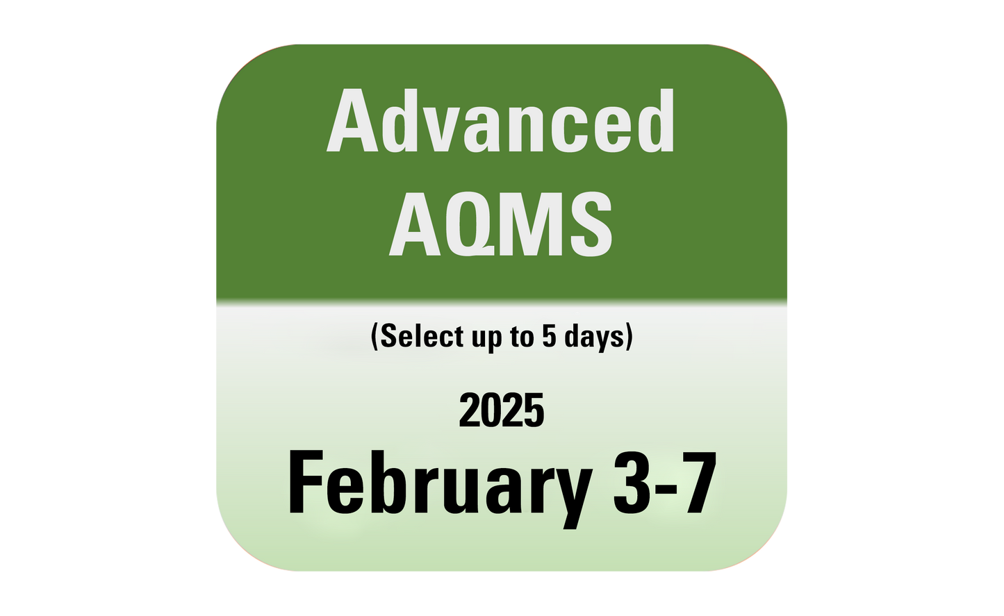 Advanced AQMS Instrument Training (Per Day)