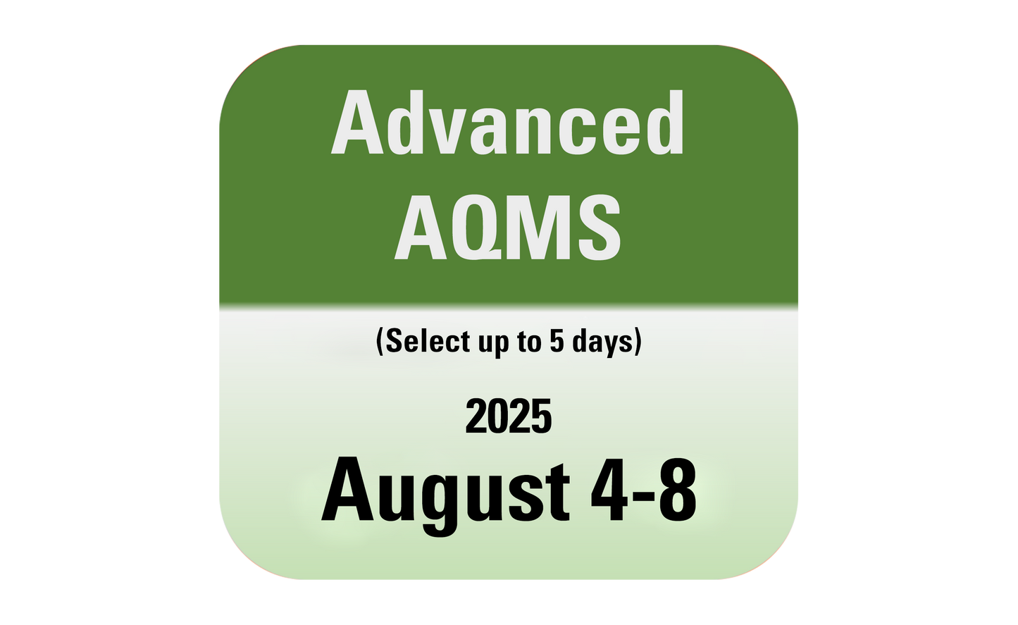 Advanced AQMS Instrument Training (Per Day)