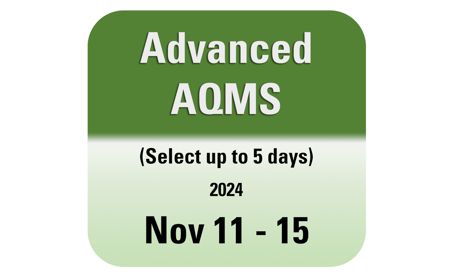 Advanced AQMS Instrument Training (Per Day)