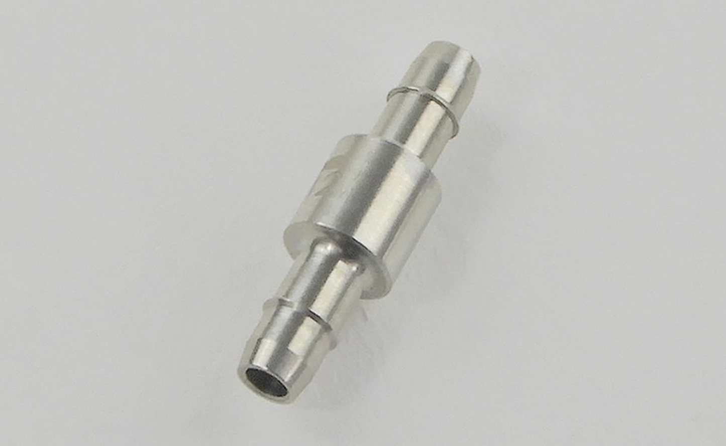 STRAIGHT CONNECTOR, 1/8" BARB TO 1/8" BARB